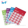 Grid cover notepad with logo printed